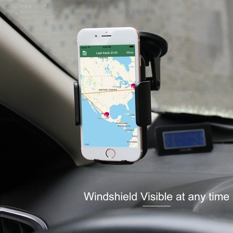 Universal Rotatable Adjustment Car Windshield Mobile Phone Holder with Suction Cup