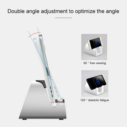 Versión de metal Soporte universal para teléfonos móviles, tabletas, PC, escritorio, soporte en vivo, versión de metal
