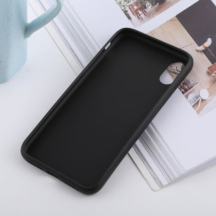 Für iPhone X / XS, stoßfeste, einfarbige TPU-Hülle mit flüssigem Silikongefühl, iPhone XS / X, iPhone XS / S
