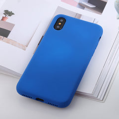 For iPhone X / XS Shockproof Solid Color Liquid Silicone Feel TPU Case, iPhone XS / X, iPhone XS / S