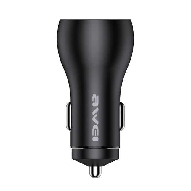 awei C-822 18W PD 8 Pin + 18W QC 3.0 USB Interface Car Charger, C-822