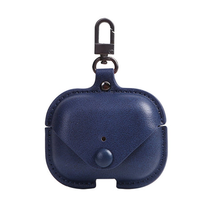 Funda protectora para auriculares AirPods Pro de piel sintética con textura de lichi y gancho para AirPods Pro