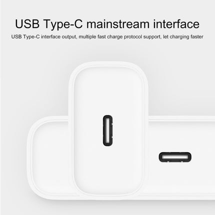 Original Xiaomi Youpin ZMI 20W Quick Charger Power Adapter with Type-C / USB-C to 8 Pin Charging Cable, US Plug