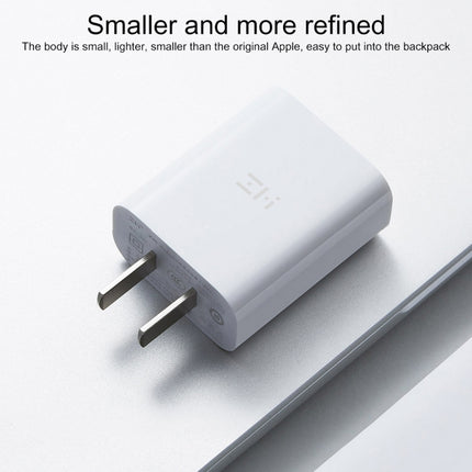 Original Xiaomi Youpin ZMI 20W Quick Charger Power Adapter with Type-C / USB-C to 8 Pin Charging Cable, US Plug