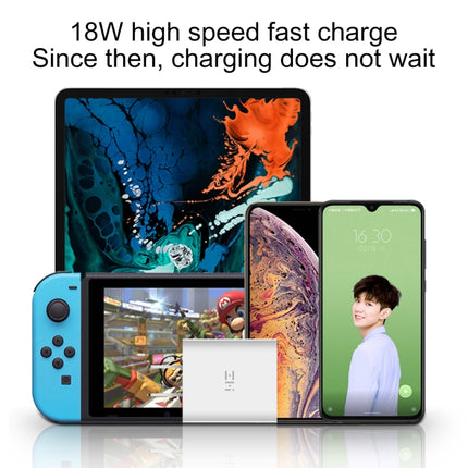 Original Xiaomi Youpin ZMI 20W Quick Charger Power Adapter with Type-C / USB-C to 8 Pin Charging Cable, US Plug