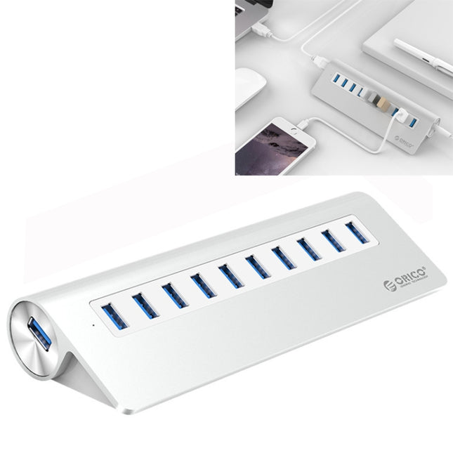 ORICO M3H10-U3-V2 Aluminum Alloy 10 USB 3.0 Ports HUB
