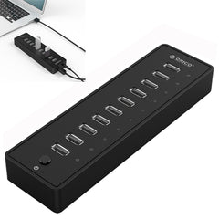 ORICO P10-U2-V1 10 USB 2.0 Ports HUB, Specification: EU Plug, USB 2.0