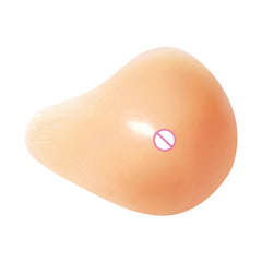 AS6 Spiral Shape Postoperative Rehabilitation Fake Breasts Silicone Breast Pad Nipple Cover 400g/Right