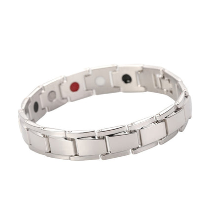 Men Detachable Titanium Steel Magnetic Therapy Bracelet Jewelry