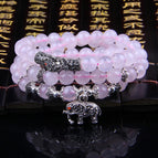 Pink Crystal & Elephant & Fish / JEWE5207G