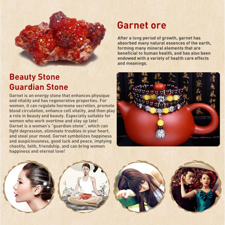 Fashion Jewelry Accessory Garnet Beads Bracelet