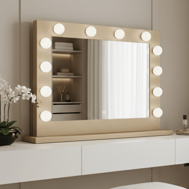 Jolie Gold Hollywood Mirror 80 x 60cm