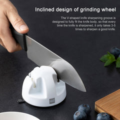 Original Xiaomi Youpin Huohou Kitchen Mini Double Wheel Knife Sharpener, Double Wheel Knife Sharpener