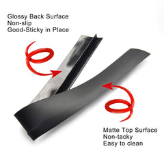 21 inches Gas Stove Slit Strip Antifouling Dustproof Waterproof Kitchen Sealing Strip, 21 inches (White), 21 inches, 21 inches (Black)