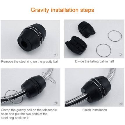 Kitchen Pull-out Faucet Hot Cold Home Retractable Rotating Faucet, Pull-out Faucet