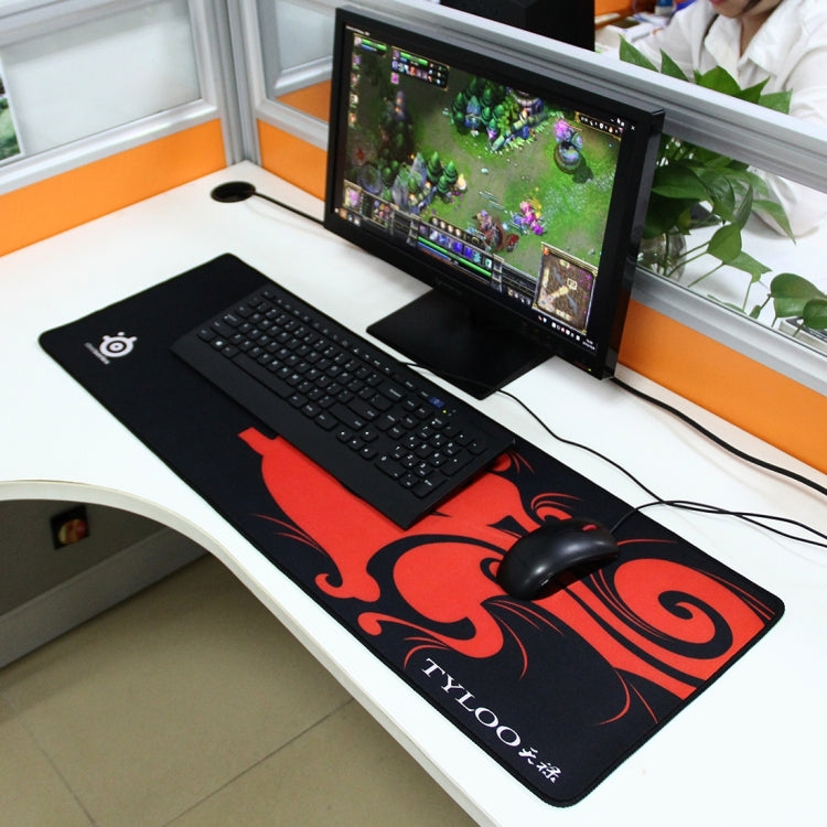 Extended Large Dragon Mantis Gaming and Office Keyboard Mouse Pad, Size: 90cm x 30cm, Size: 90cm x 30cm