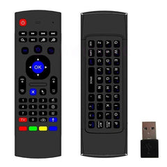 MX3-M Air Mouse Wireless 2.4G Remote Control Keyboard with Microphone for Android TV Box / Mini PC, Air Mouse with Mic