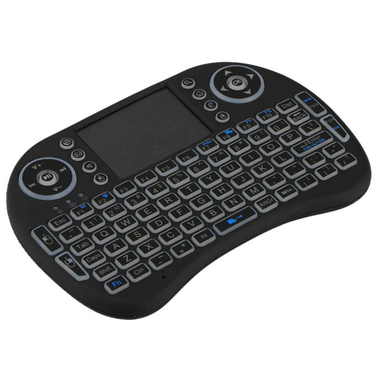 2.4GHz Mini i8 Wireless QWERTY Keyboard with Colorful Backlight & Touchpad & Multimedia Control for PC, Android TV BOX, X-BOX Player, Smartphones, Change Colorful Backlight