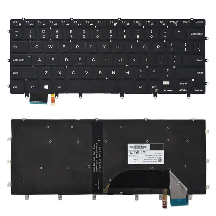 Teclado retroiluminado estadounidense para Dell XPS 15 9550 9560, para Dell XPS 15 (EE. UU.)