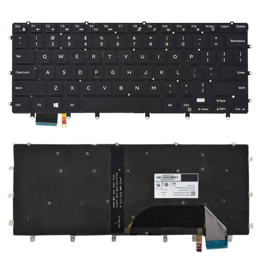 US Keyboard with Backlight for Dell xps 15 9550 9560, For Dell XPS 15 (US)