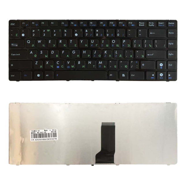 RU Keyboard for Asus K42J X43 X43B A43S A42 K42 A42J X42J K43S UL30 N42 N43 B43 U41 K43S U35J UL80, For ASUS K42J (RU)
