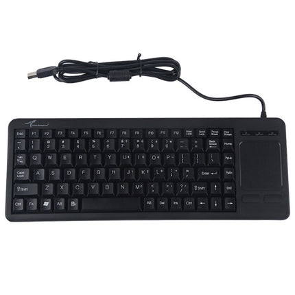 DS-8800 USB Interface Prevent Water Splashing Laser Engraving Character One-piece Wired Touchpad Keyboard, Length: 1.5m, DS-8800 USB