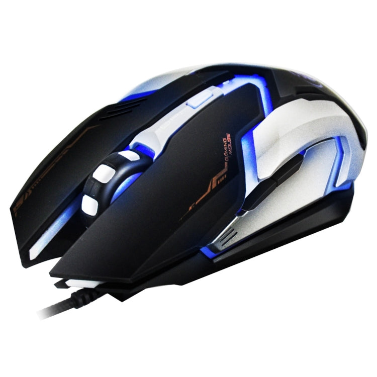 iMICE V6 LED Colorful Light USB 6 Buttons 3200 DPI Wired Optical Gaming Mouse for Computer PC Laptop