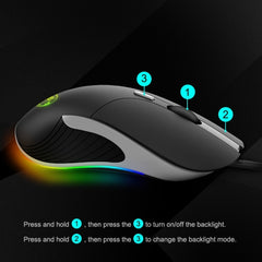 iMICE X6 Wired Mouse  6-button Colorful RGB Gaming Mouse, X6