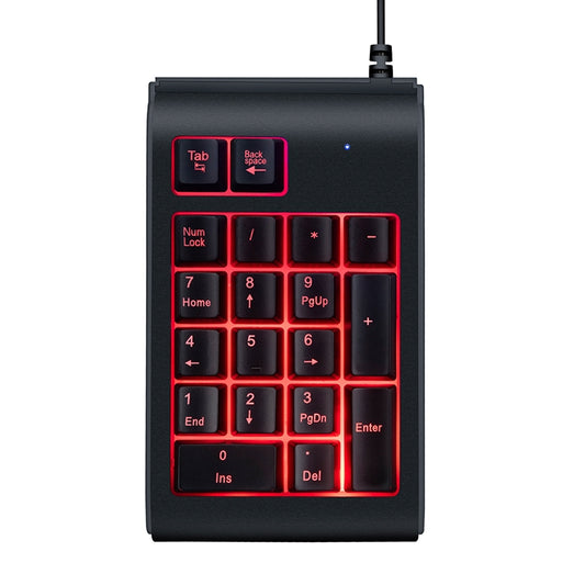 MC Saite 529 19 Keys Wired Three-color Backlight Numeric Keyboard