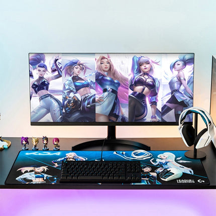 Logitech G840 KDA Gaming Keyboard Mouse Pad Table Mat, Size: 900x400x3mm