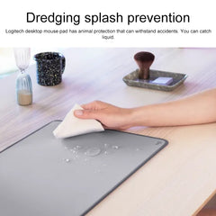 Logitech Keyboard Mouse Desk Mat Pad