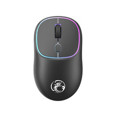 iMICE W-618 Rechargeable 4 Buttons 1600 DPI 2.4GHz Silent Wireless Mouse for Computer PC Laptop, W-618 2.4GHz