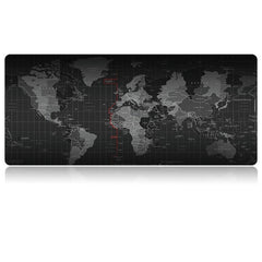 Extended Large Anti-Slip World Map Pattern Soft Rubber Smooth Cloth Surface Game Mouse Pad Keyboard Mat, Size: 100 x 50cm, Size: 100 x 50cm