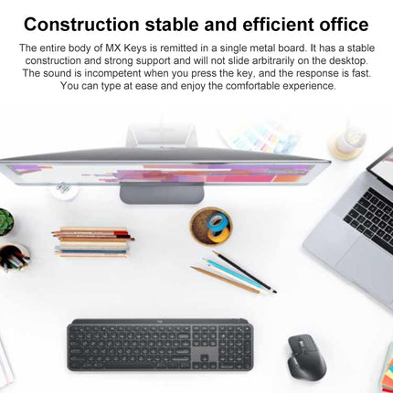Logitech MX Keys Wireless Bluetooth Silent Keyboard