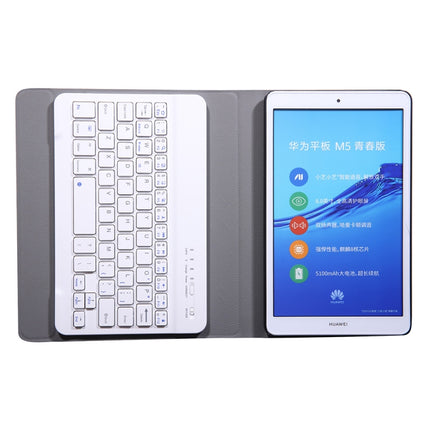 A0M5 Detachable Bluetooth Keyboard + Ultrathin Horizontal Flip Leather Tablet Case for Huawei MediaPad M5 & Honor Tab 5 8 inch, with Holder