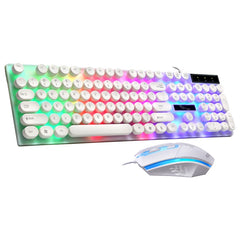 ZGB G21 Luminous Wired Keyboard + Mouse Set, G21 (White), G21 (Black)