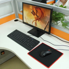 Extended Large Waterproof Slim Anti-Slip Soft Rubber Smooth Cloth Surface Game Keyboard Mouse Pad Mat, Size: 270 x 220 x 3 mm, Size: 27x22cm