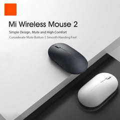 Original Xiaomi 2.4GHz 125HZ 1000DPI Rechargeable Ultra-thin Computer Mouse 2, Original Xiaomi  Computer Mouse 2, Original Xiaomi Mouse 2