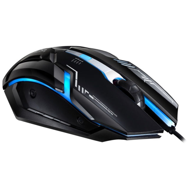 Chasing Leopard V17 USB 2400DPI Four-speed Adjustable Line Pattern Wired Optical Gaming Mouse with LED Breathing Light, Length: 1.45m, V17, V17 Jet Black, V17 White