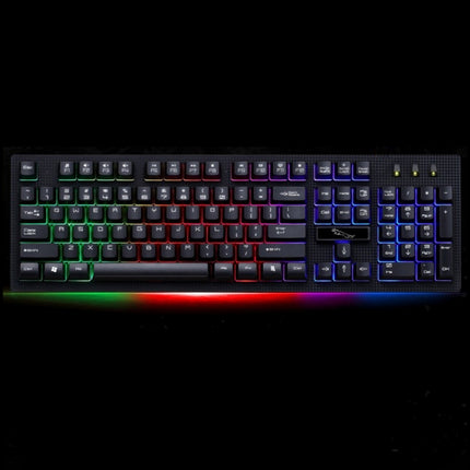 ZGB G20 104 Keys USB Wired Mechanical Feel Glowing Computer Keyboard Gaming Keyboard