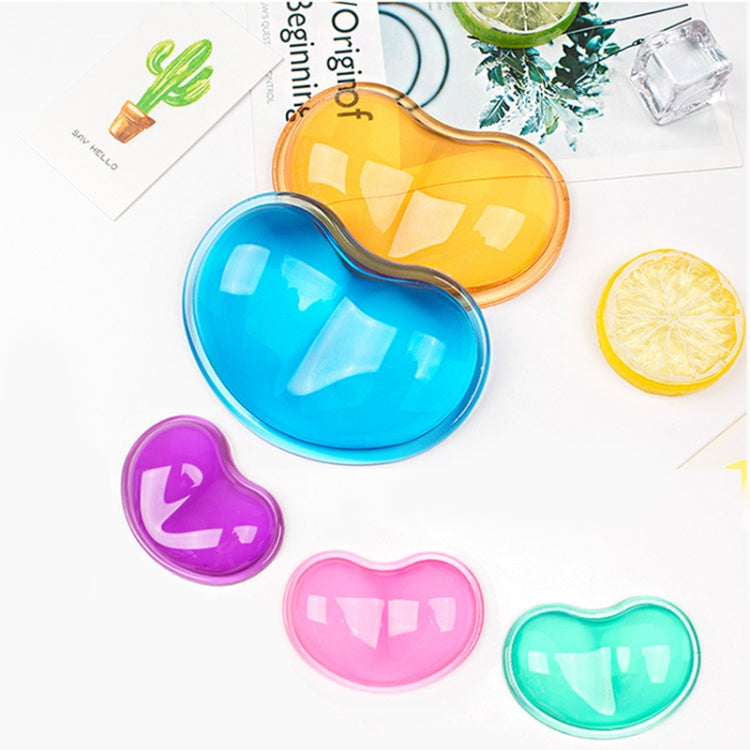 MONTIAN 2 PCS Transparent Silicone Bracer Heart-shaped Mouse Wrist Supporter, Random Color Delivery, Heart-shaped