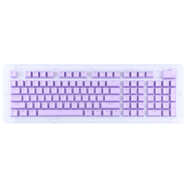 ABS Translucent Keycaps, OEM Highly Mechanical Keyboard, Universal Game Keyboard, Purple, Red, White, Yellow, Black, Orange, Pink, Grey, Blue