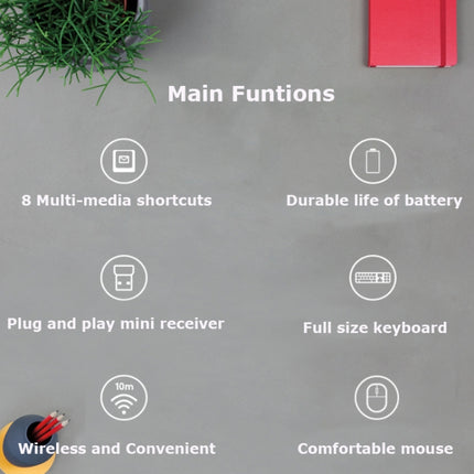 Logitech MK270 2.4GHz Wireless Keyboard + Mouse Set