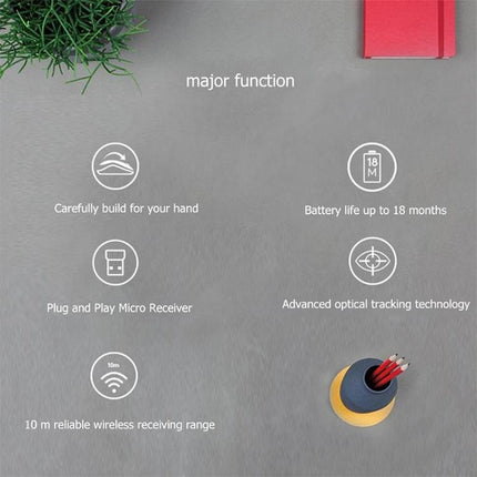 Logitech M280 2.4GHz 3-keys 1000DPI Wireless Optical Mouse, Wireless Range: 10m