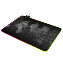 Computer World Map Pattern Illuminated Mouse Pad, Size: 35 x 25 x 0.4cm, 35 x 25 x 0.4cm