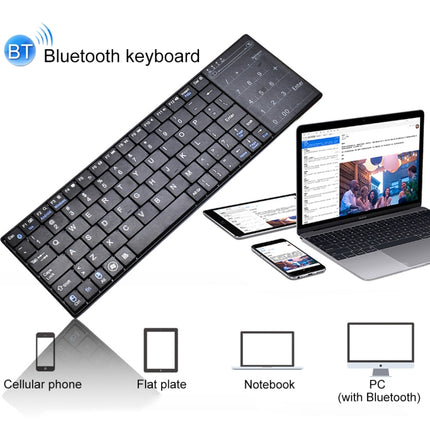 K-07 ABS Wireless Chargeable Bluetooth Touch Keyboard