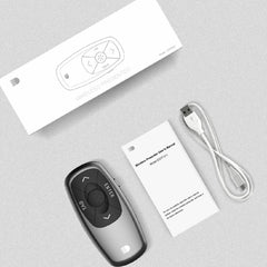 Doosl DSIT011 2.4GHz Mini Rechargeable PowerPoint Presentation Remote Control, Control Distance: 100m(Black)