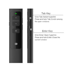 Doosl DSIT013 2.4GHz Rechargeable PowerPoint Presentation Remote Control Multi-functional Laser Pointer for PowerPoint / Keynote / Prezi, Control Distance: 100m