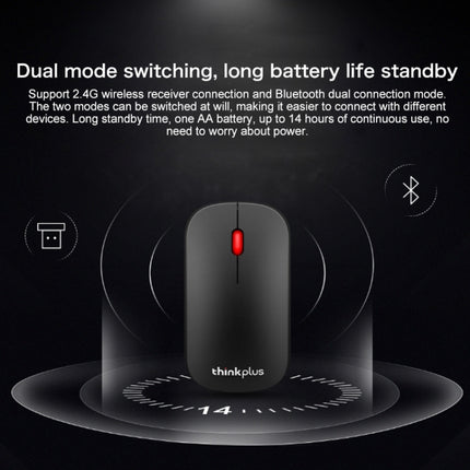 Lenovo thinkplus Portable Business Style Wireless Bluetooth Mouse