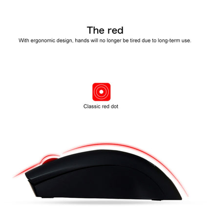 Lenovo M120 Pro Fashion Office Red Dot Wireless Mouse, M120 Pro Wireless Mouse
